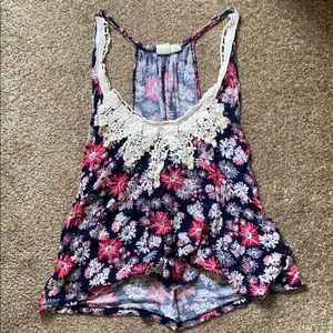 Flowery tank top